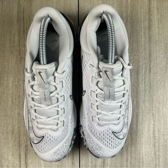 NEW Nike Alpha Huarache Elite 4 Grey Turf Softball dv0496-002 Women’s Size 8 - Picture 6 of 10